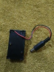 9V Battery Holder With DC Jack