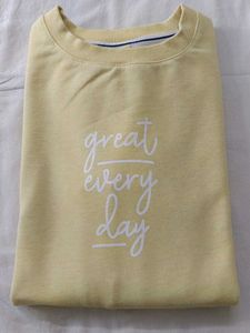 Yellow Graphic Sweatshirt