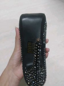 Sparkling Embellished Peep-Toe Heels