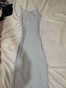 Forever 21 stretchable Light Blue Spaghetti Strap
