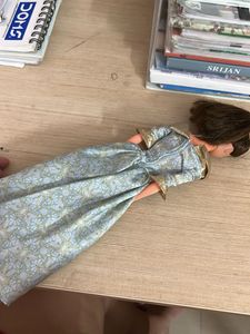 Vintage Doll in Blue Gown