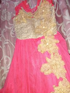 Pink &amp; Gold Party Dress