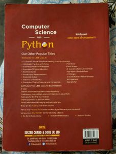 Class 11 XI Python Coding Book