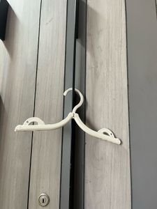 White Collapsible Hanger - 10 pcs