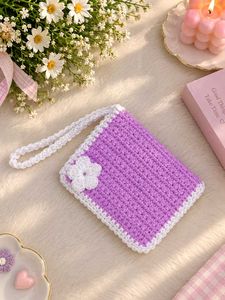Handmade Crocheted Lavender Clutch