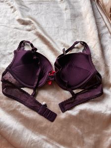 Elegant Lace Padded Bra