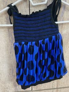 Cute Blue Girls Top