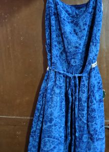 Stunning Blue Tiered Sharara Set