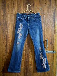 Embroidered Vintage TSJeans Flare Jeans