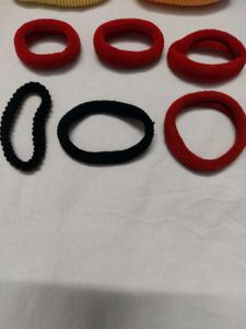 Colorful Hair Ties &amp; Scrunchies Set
