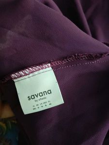 Stylish Purple Peplum Blazer
