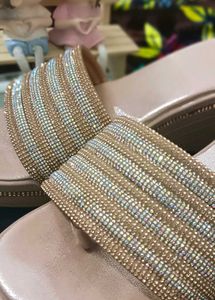 Sparkling Embellished Wedge Sandals