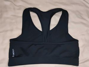 Black Sports Bra Non Padded