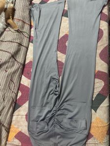 Grey Ruched gym pants