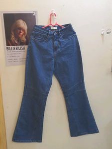GLITCHEZ ✨️Flared Blue Denim Jeans