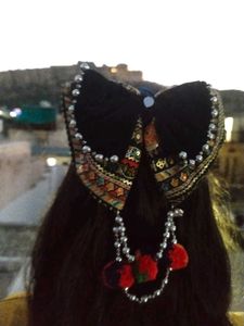 Unique Boho Bow Hair Clip