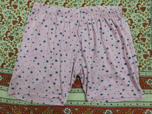 Cute Pink Star Print Pajama Shorts