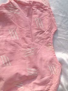 Light Pink Kurta with Embroidery