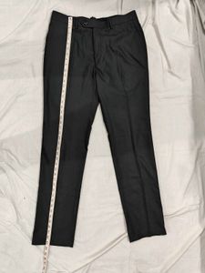Charcoal Pinstripe Formal Pants