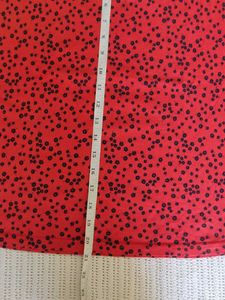 George Red Cami Top with Black Dots