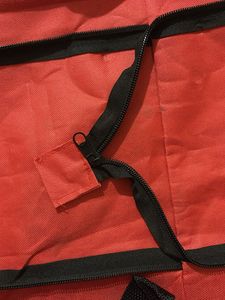 Red Rolling Shopping Bag