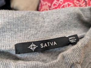 Grey Cropped Hoodie - organic cotton fabric