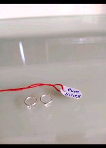 Diamond Bali Pure Silver (Pairs)