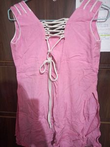 Chic Pink Tunic Top