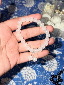 Delicate Beaded Bracelet with Charms