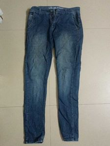 Dark Blue Denim Jeans