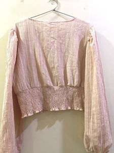 Zudio Pink Button-Down Blouse