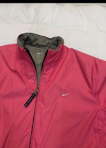 Nike pink and grey both sides Zip-Up Jacket