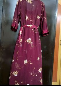 Burdungy Color Nighty For 38 Bust