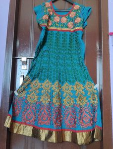 Fully Embroidered Anarkali Kurta
