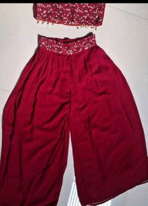 Maroon Ethnic Dress with Jacket
