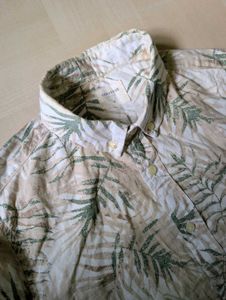 Men's Tropical Print Long Sleeve Shirt