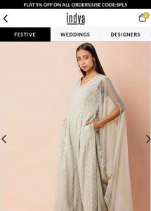 Pearl cape Dupatta attach jumpsuit