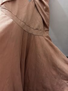 Chic Peach High Neck Dress