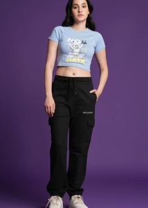 Graphic Print Cropped T-Shirt