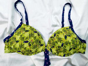 🇳🇿💫🎀Green Printed Bra