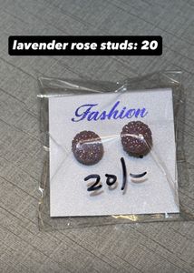 Set of 5 Earrings Studs