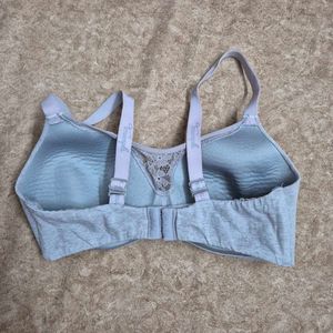 grey lace bra ☆