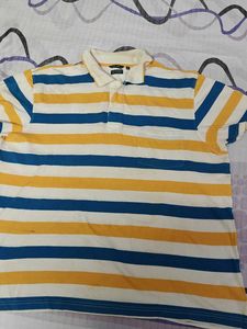 Men's Striped Polo Shirt
