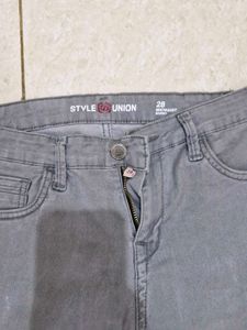Stylish Grey Denim Jeans