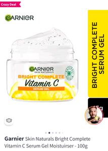 Garnier Brightening Moisturiser, Serum Gel, Infuse