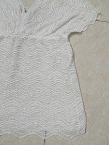 White Lace Cover-Up