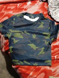 Camouflage Print Tee