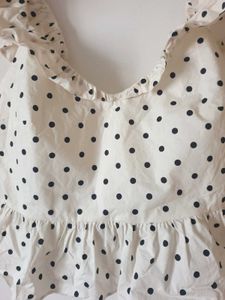 ‼️Price Drop‼️H&amp;m Polka Dot Backless Top