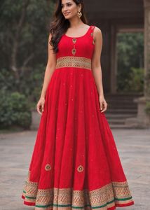 Stunning Red Ethnic Gown