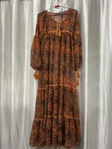 Bohemian Tiered Maxi Dress